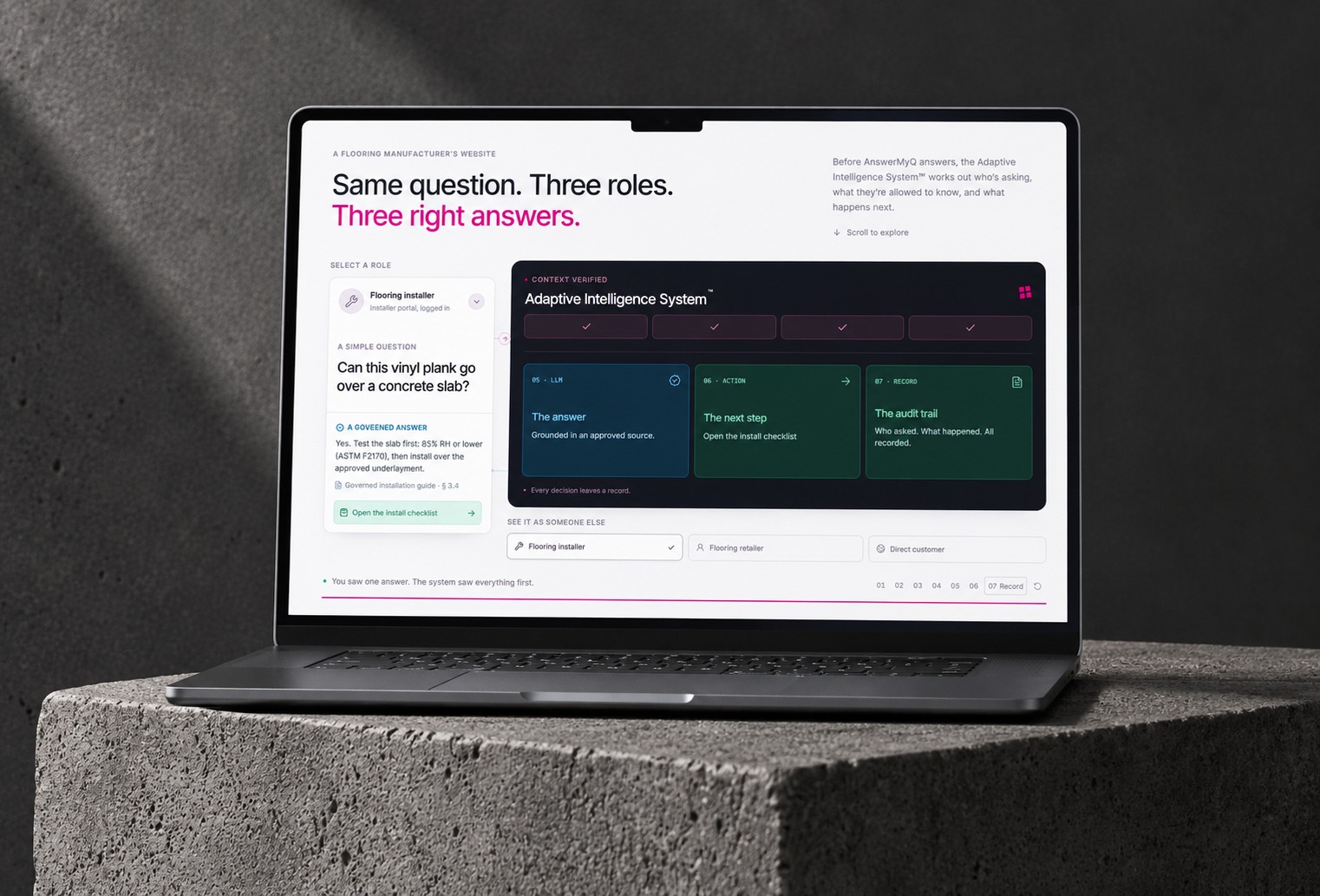 AnswerMyQ — Web Design